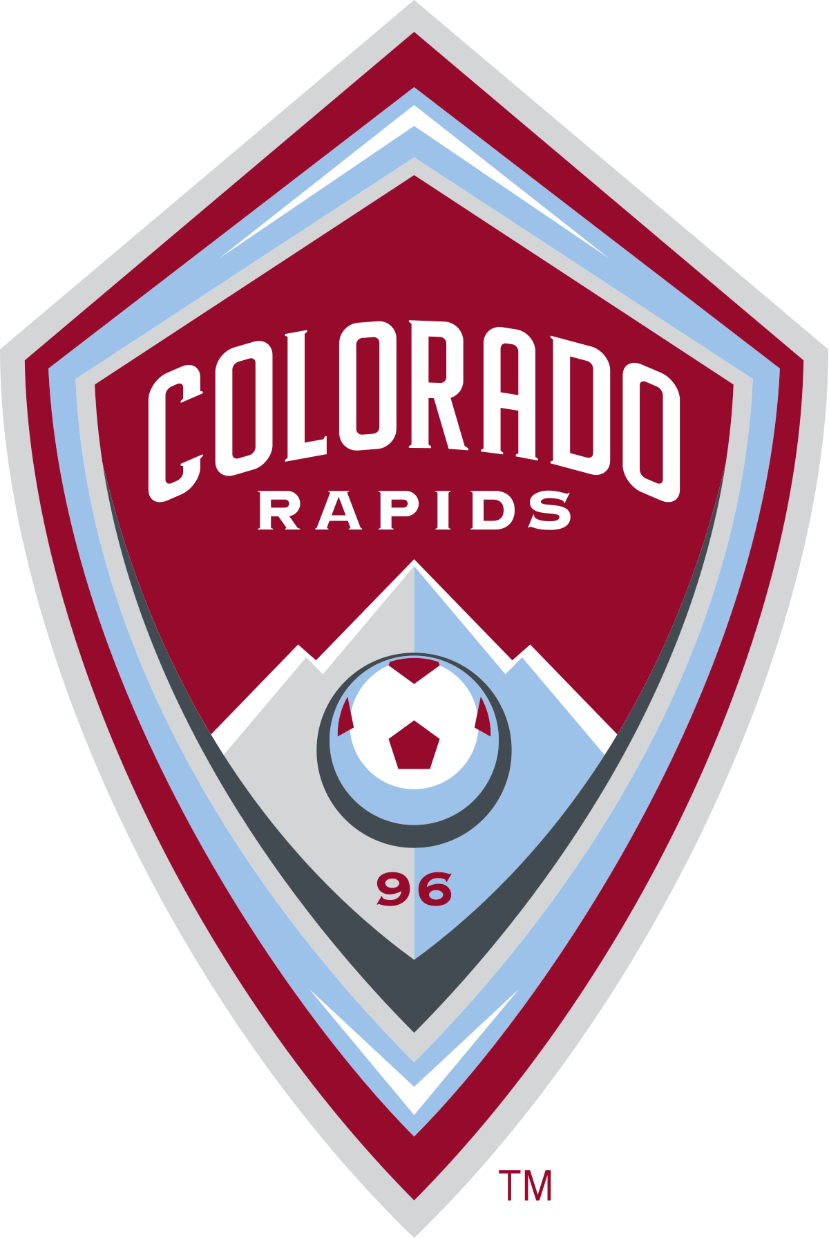 Colorado Rapids Logotipo PNG imagens de fundo