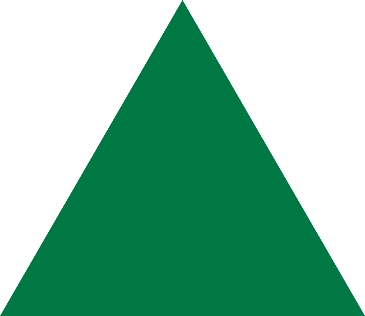 Immagine Trasparente del triangolo colorato PNG