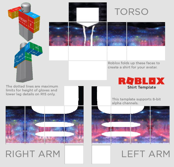 Coolest Hoodie Roblox Shirt Template PNG High-Quality Image