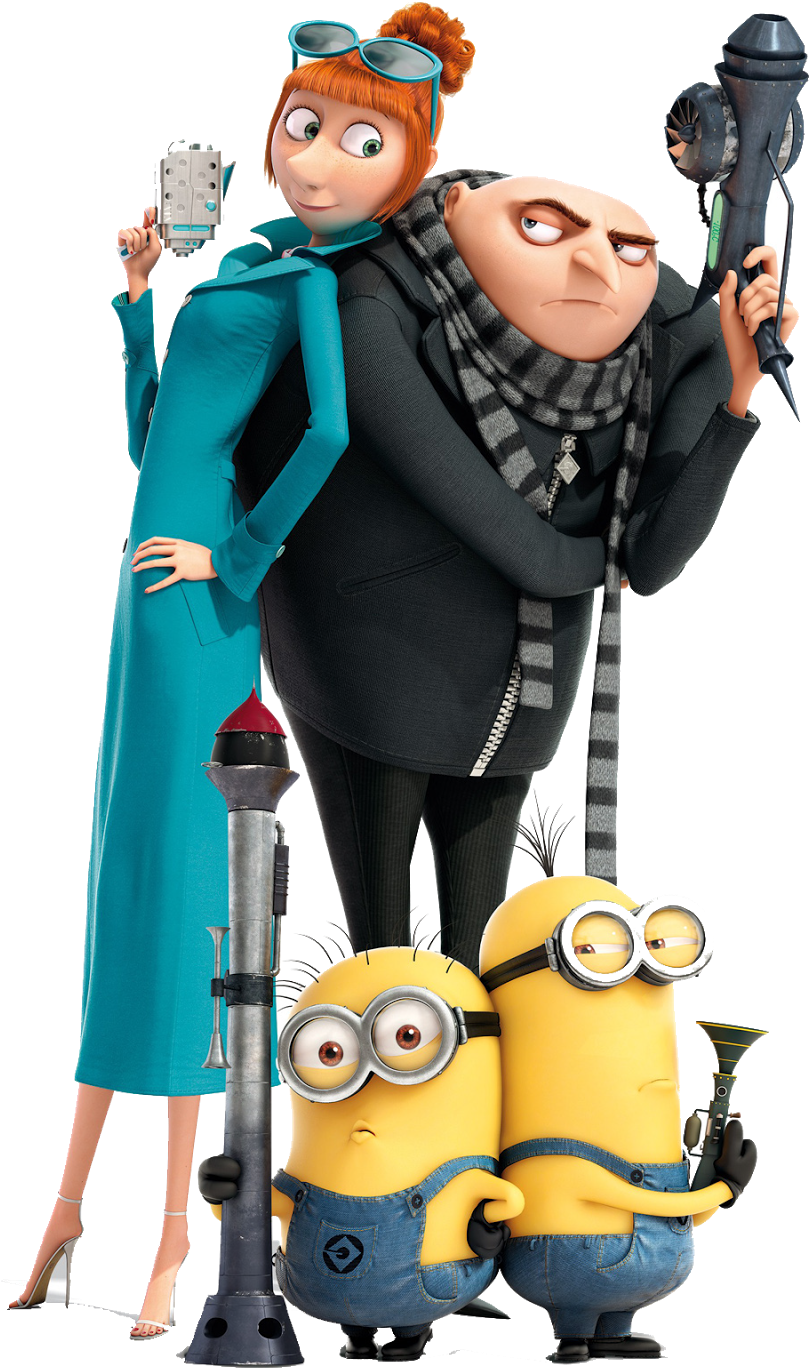 Despicable Me Characters PNG Image Background