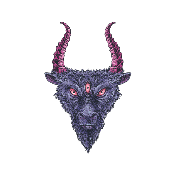Image Transparente de tatouage de diable PNG