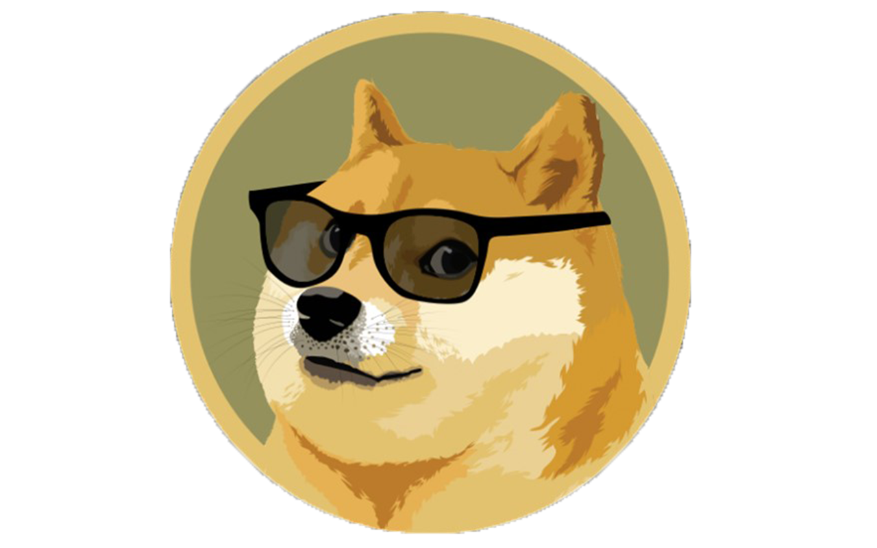 Dogecoin PNG Image Background