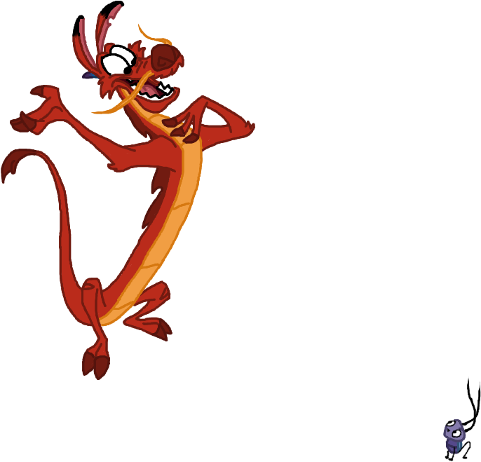 Dragon Mushu PNG-Afbeelding Achtergrond