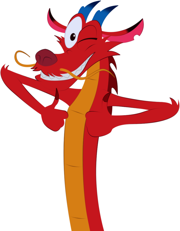 Dragon Mushu PNG-Afbeelding