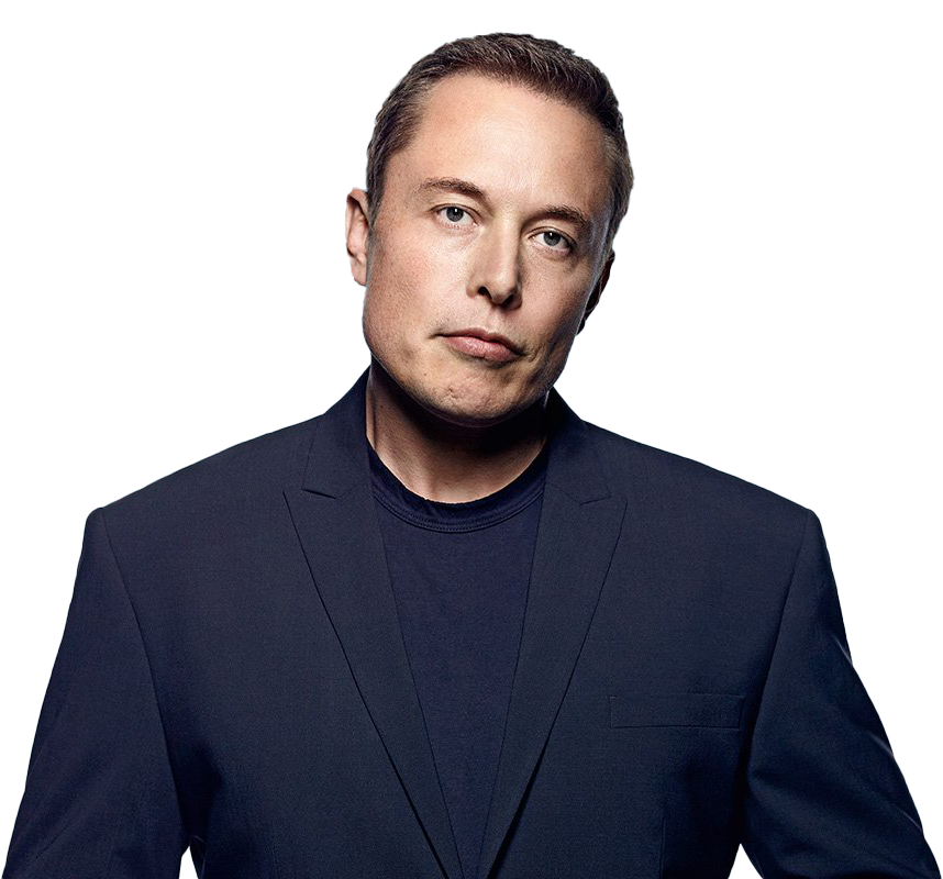 Elon Musk PNG Transparent Image