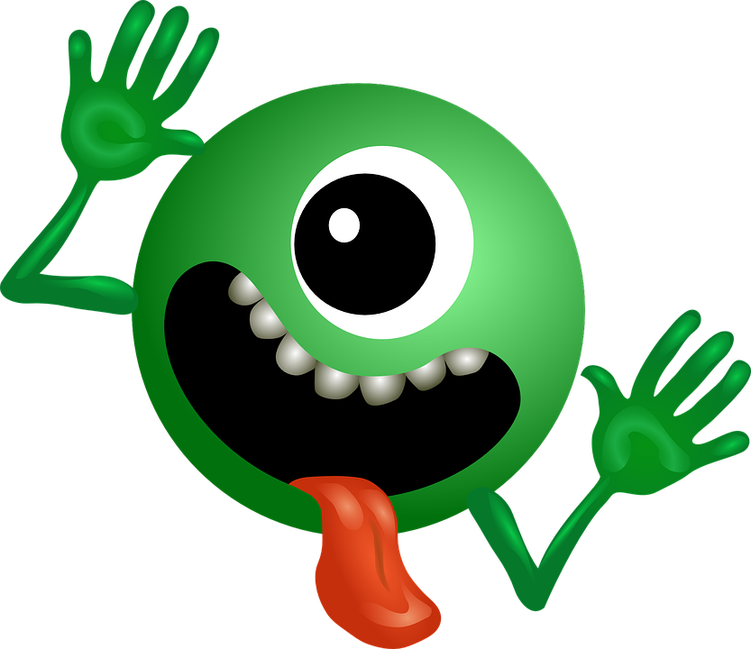 Fantasy Green Monster PNG High-Quality Image