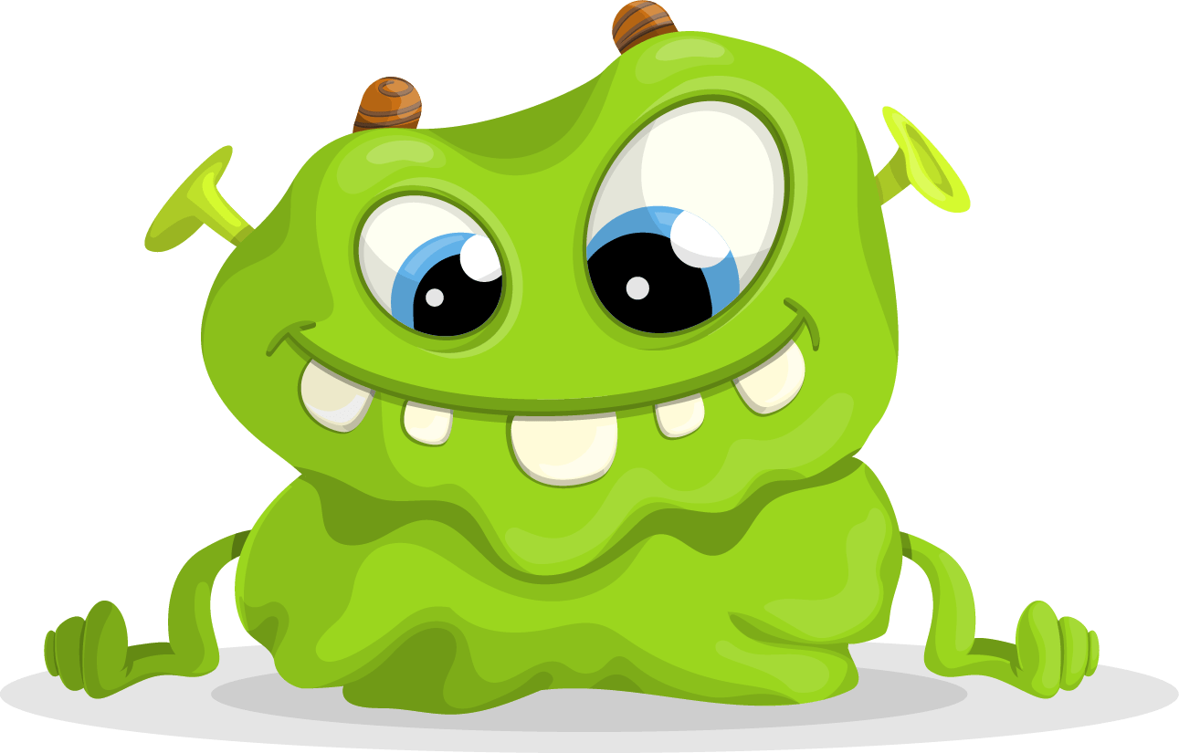 Fantasy Green Monster PNG изображения фон