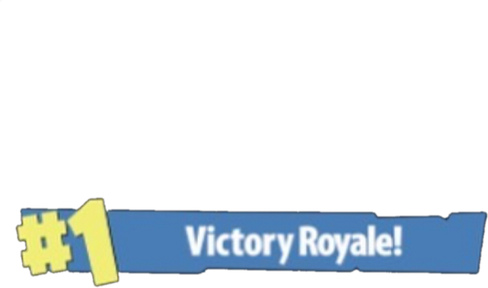 Fortnite Victory Royale PNG Image Background
