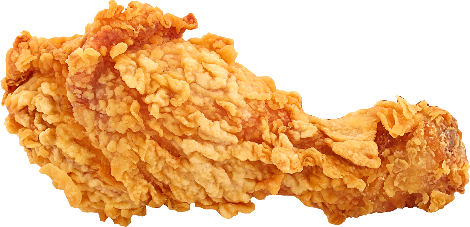 Immagine Trasparente del pollo croccante fritto