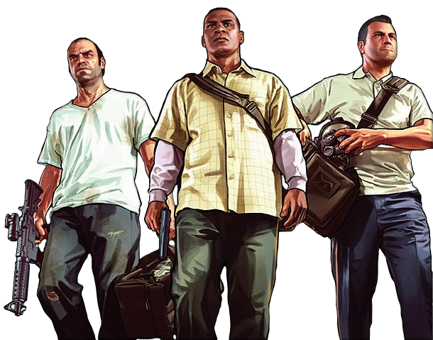 GTA Characters PNG Image Background