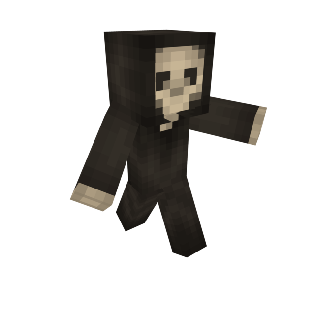 Juego Grim Reaper Skin Minecraft PNG descargar imagen