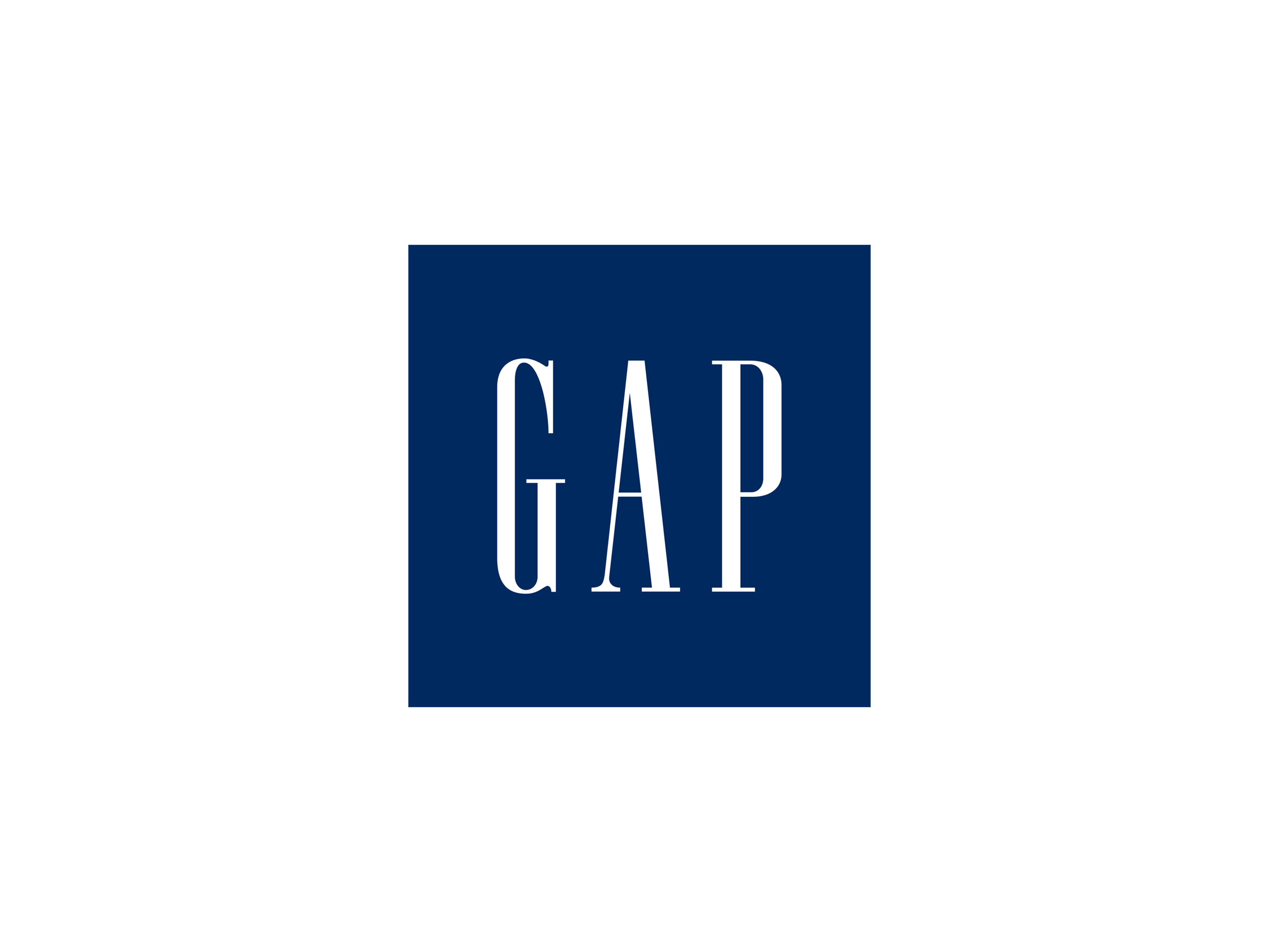 GAP logo PNG imagen de alta calidad