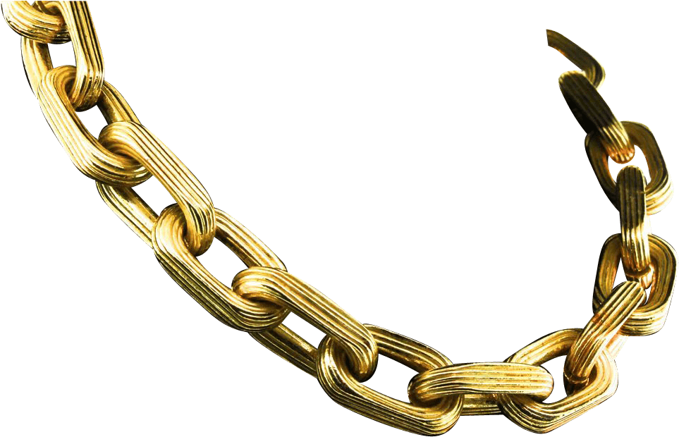 Gents Golden Chain Free PNG Image