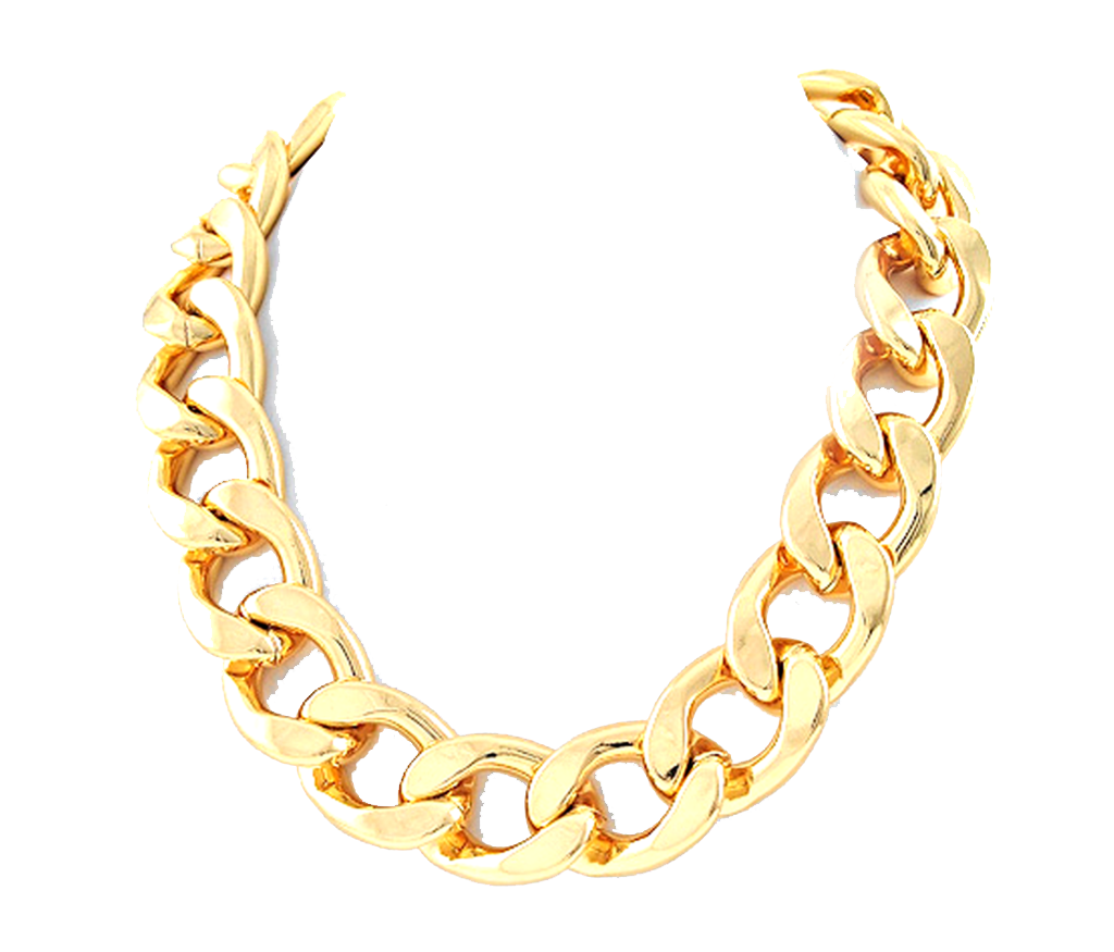 Gents Golden Chain PNG Picture