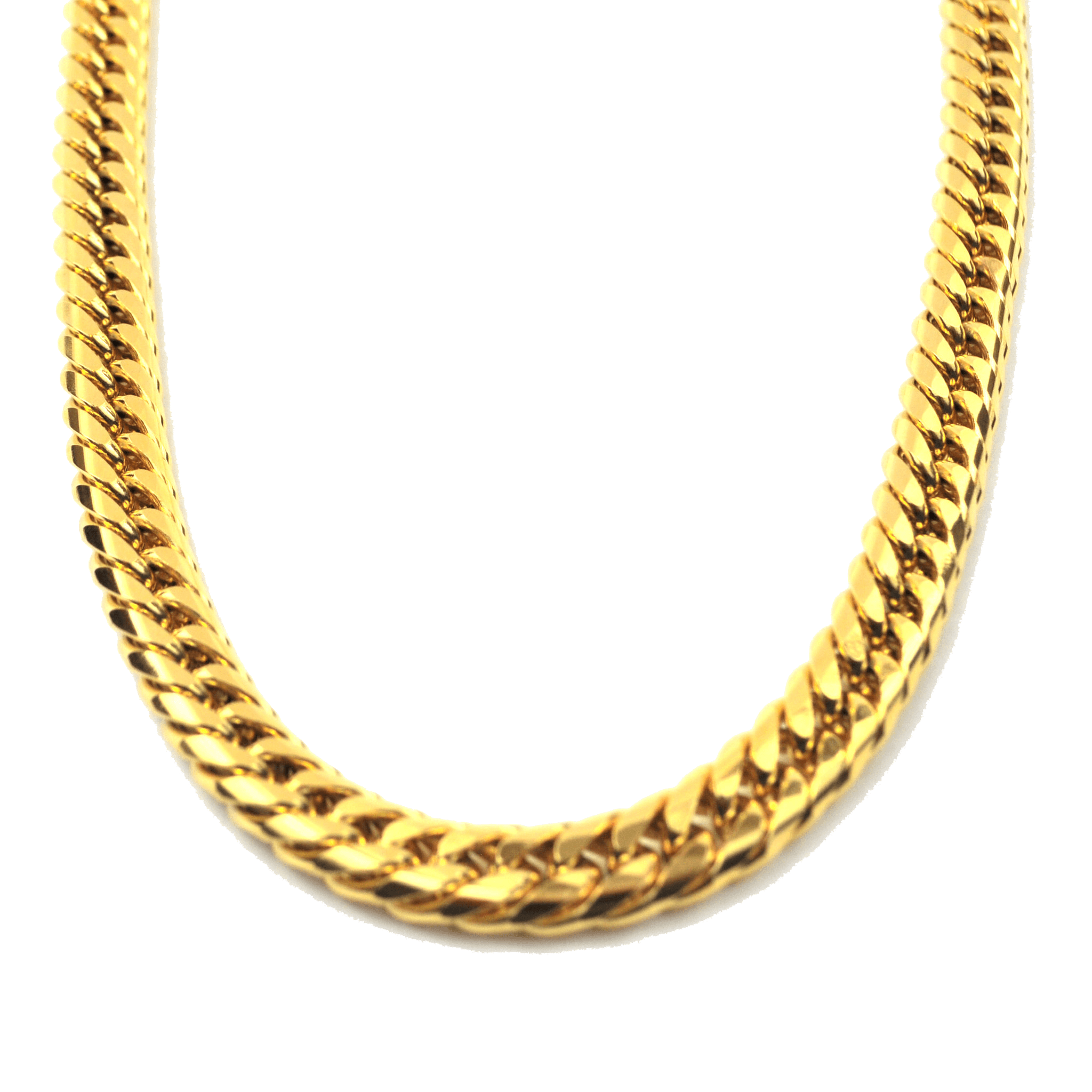 Gents Golden Chain Transparent Background PNG