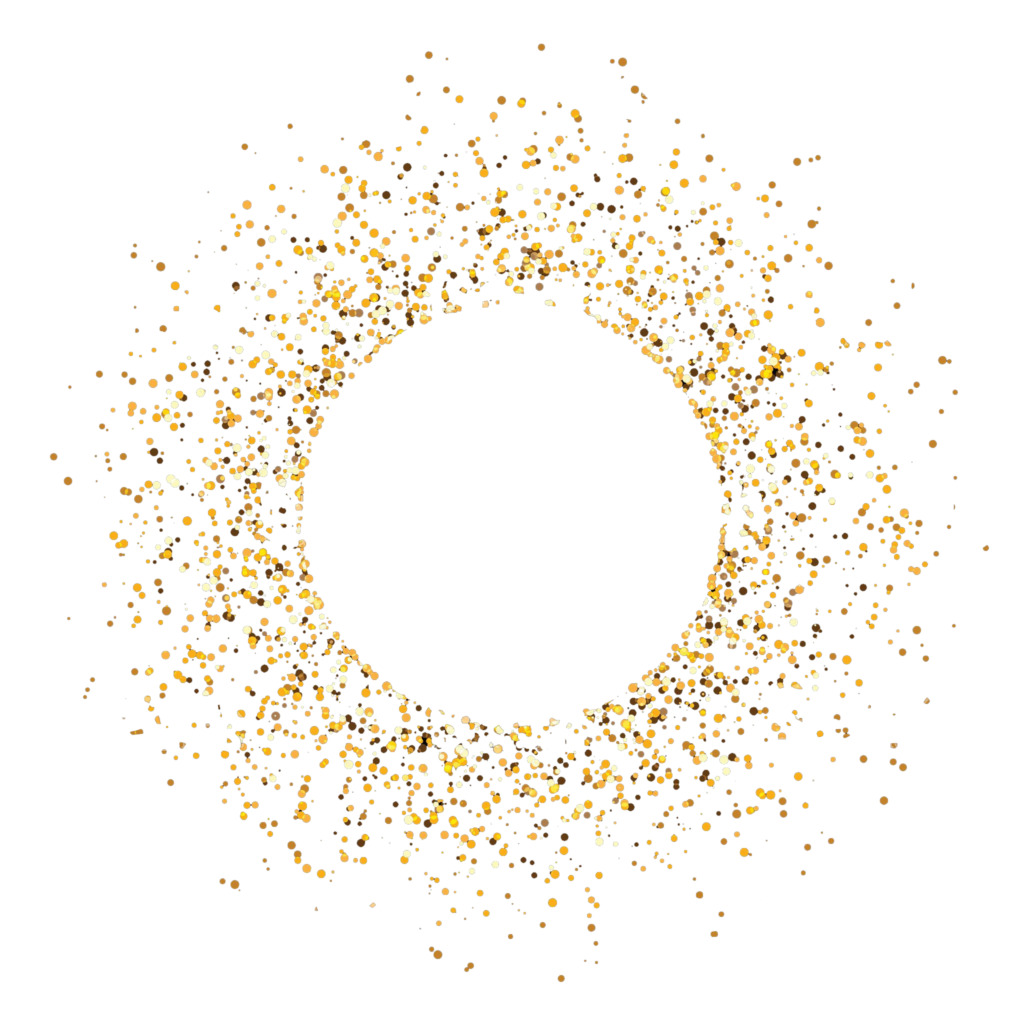 Glitter Gold Sparkle PNG image Transparente