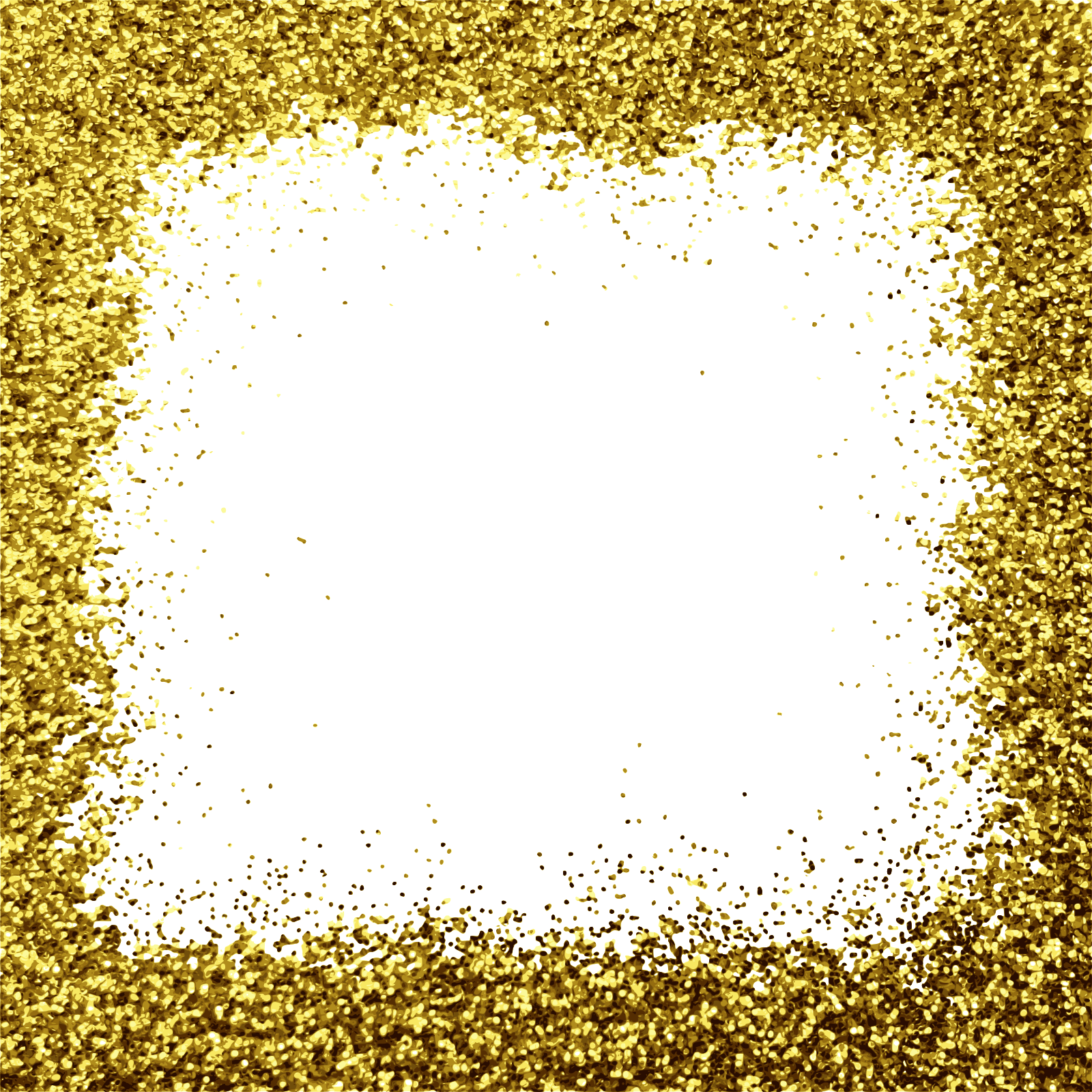 Imagem transparente de fronteira de brilho dourado