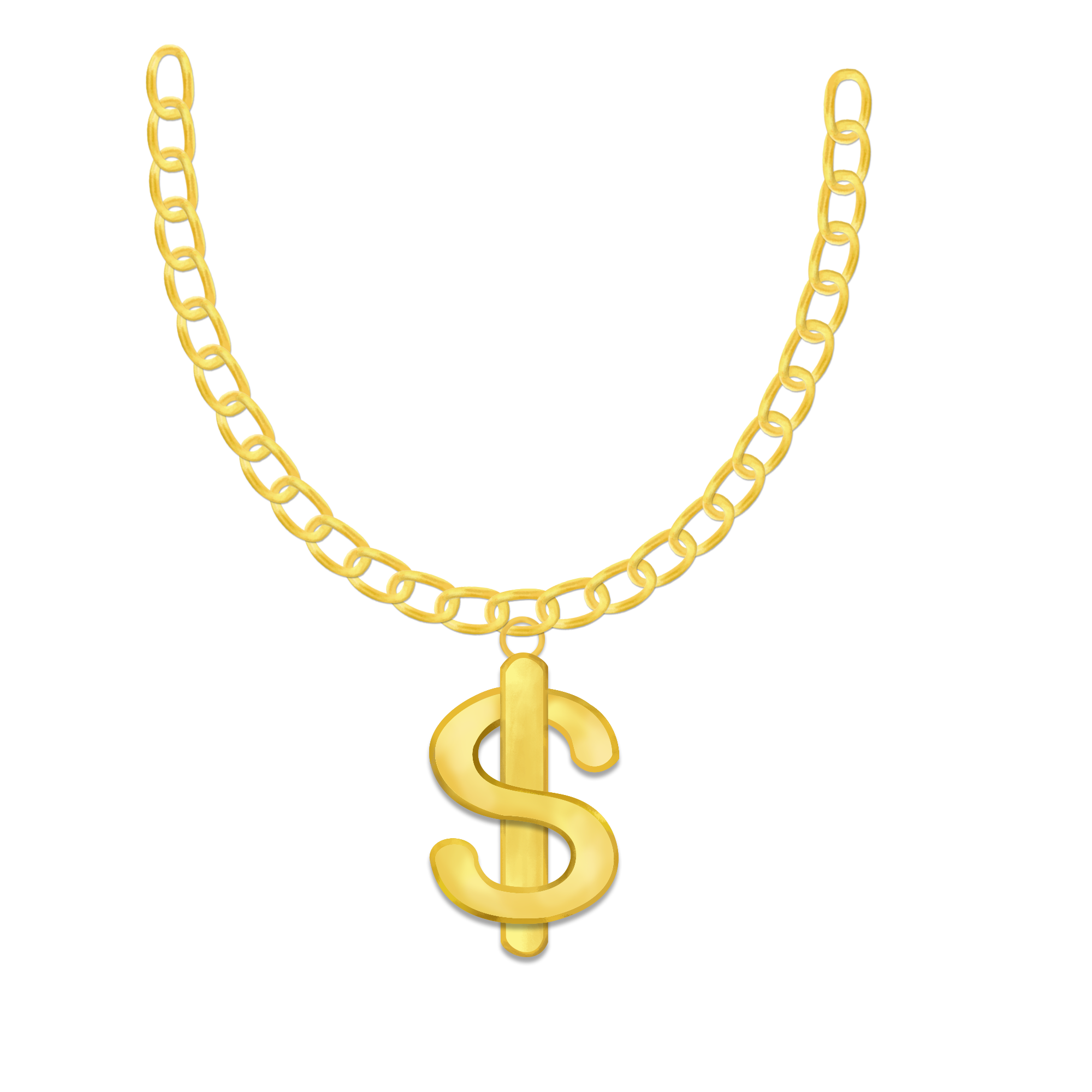 Golden Chain PNG Image Background