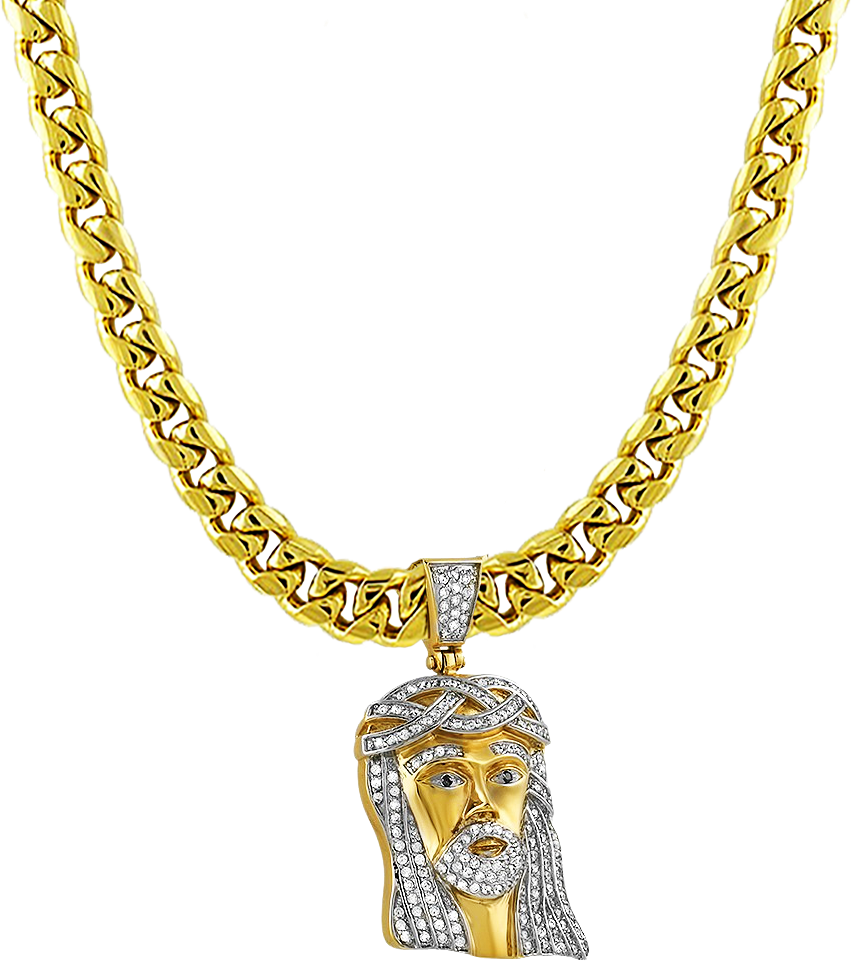 Golden Chain PNG Transparent Image