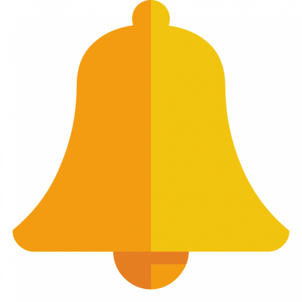 Golden Youtube Bell Icon PNG Download Image