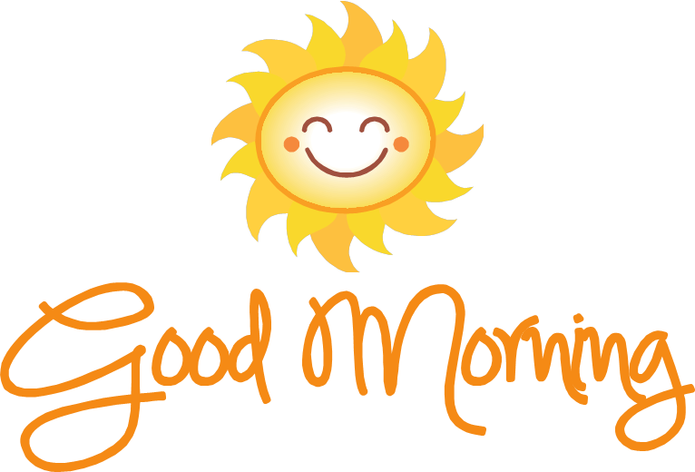 Good Morning Greeting PNG Download Image