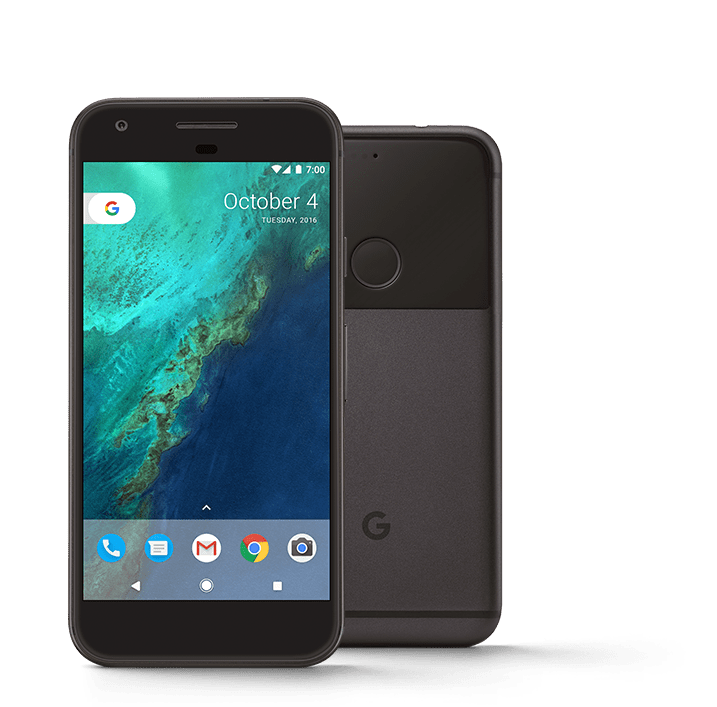 Google Pixel Phone Front PNG изображения фон