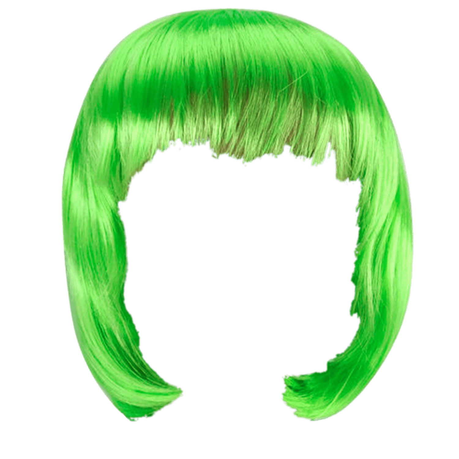 Green Hair PNG Transparent Image