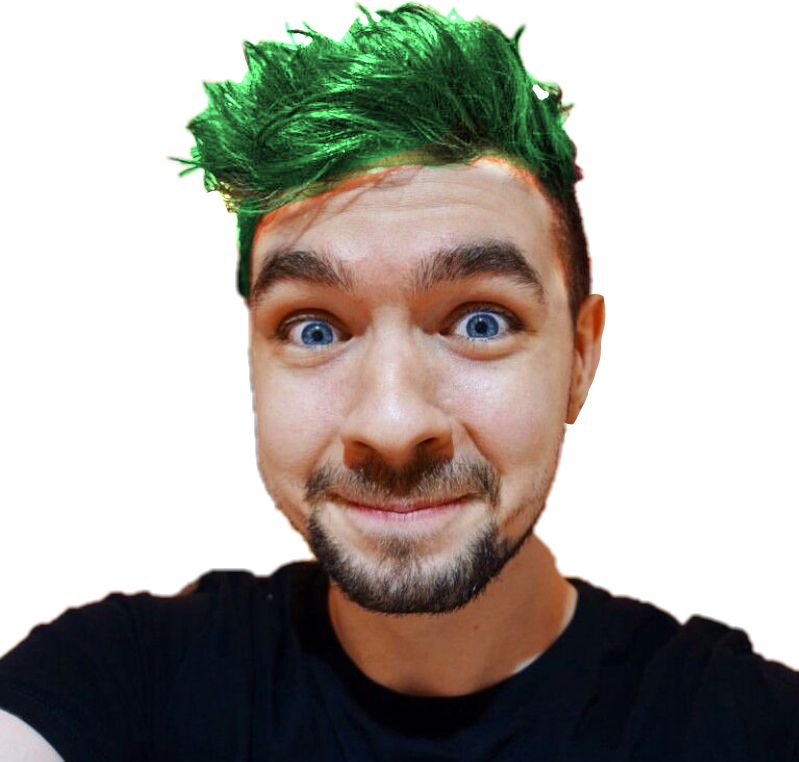 Green Hair Transparent Image
