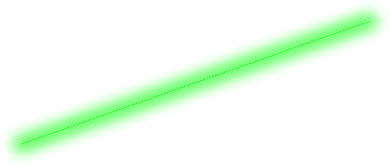 Imagen PNG del haz láser verde