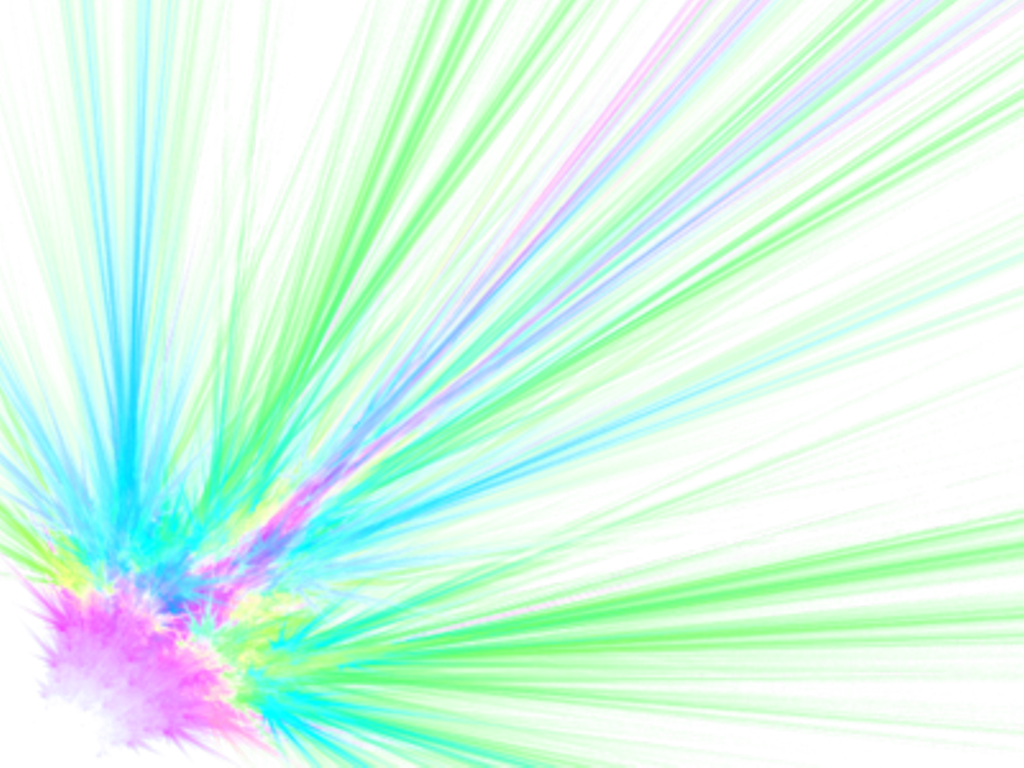 Green Laser Beam Transparent Image