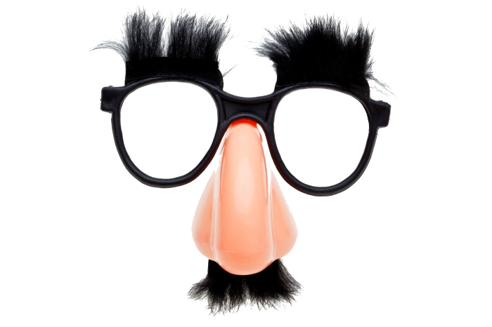 Groucho Marx Glasses Nose PNG Image Background
