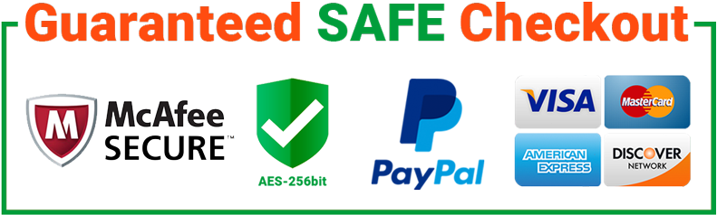 Guaranteed Safe Checkout Badges PNG Image