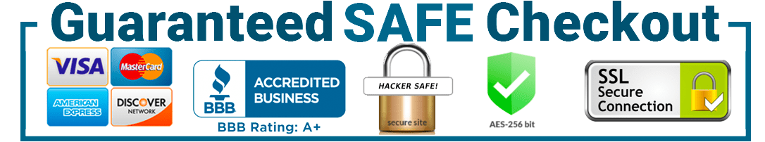 Guaranteed Safe Checkout Banner Free PNG Image
