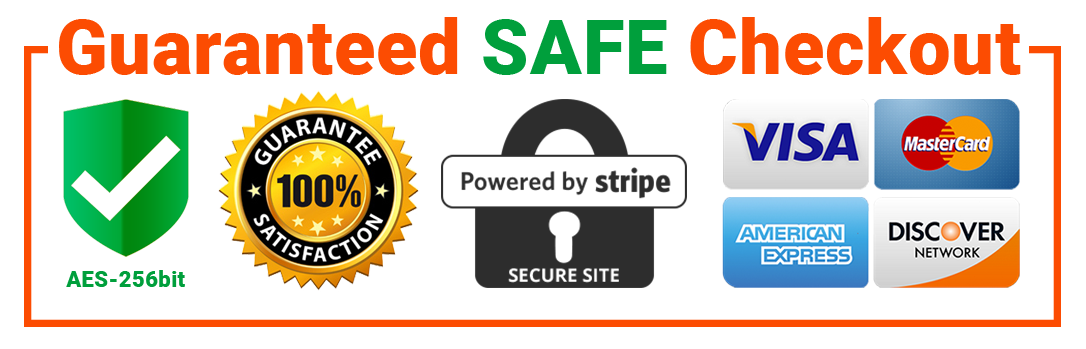 Guaranteed Safe Checkout Banner PNG Free Download