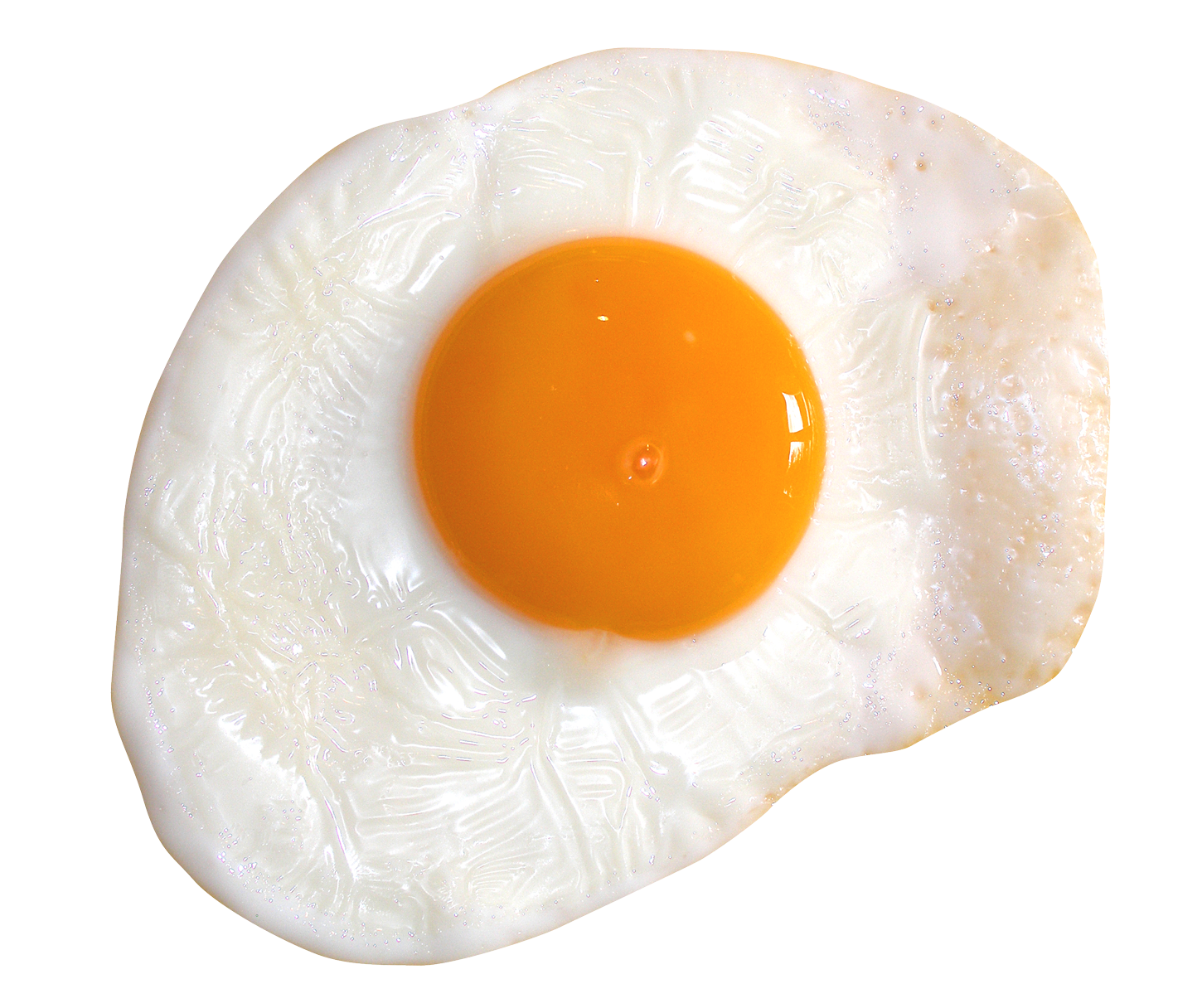 Meio ovo frito PNG imagem