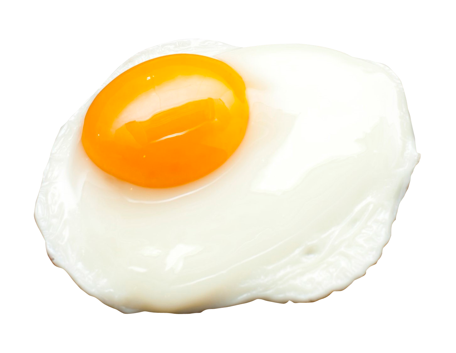 Half Egg Fried Transparent Image