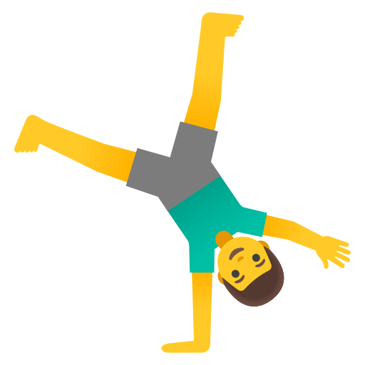 Handstand Emoji PNG Image