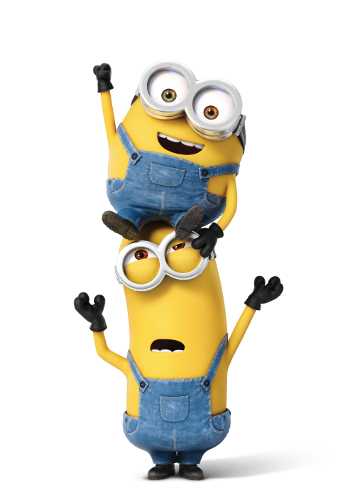 Hanging Minions PNG Image Background