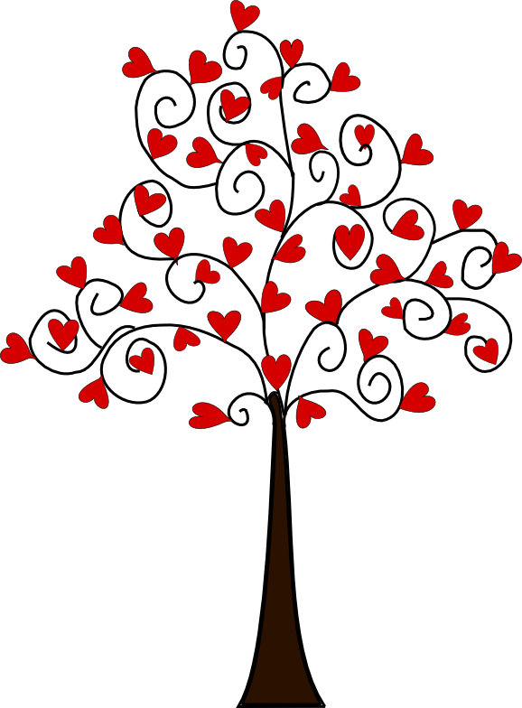 Gambar PNG Pohon Jantung Gratis