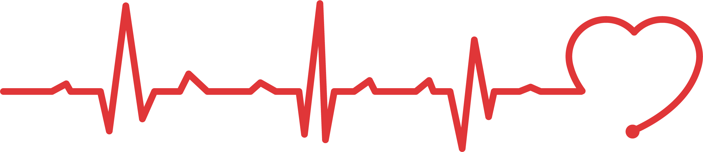 Heartbeat ECG Transparant Beeld