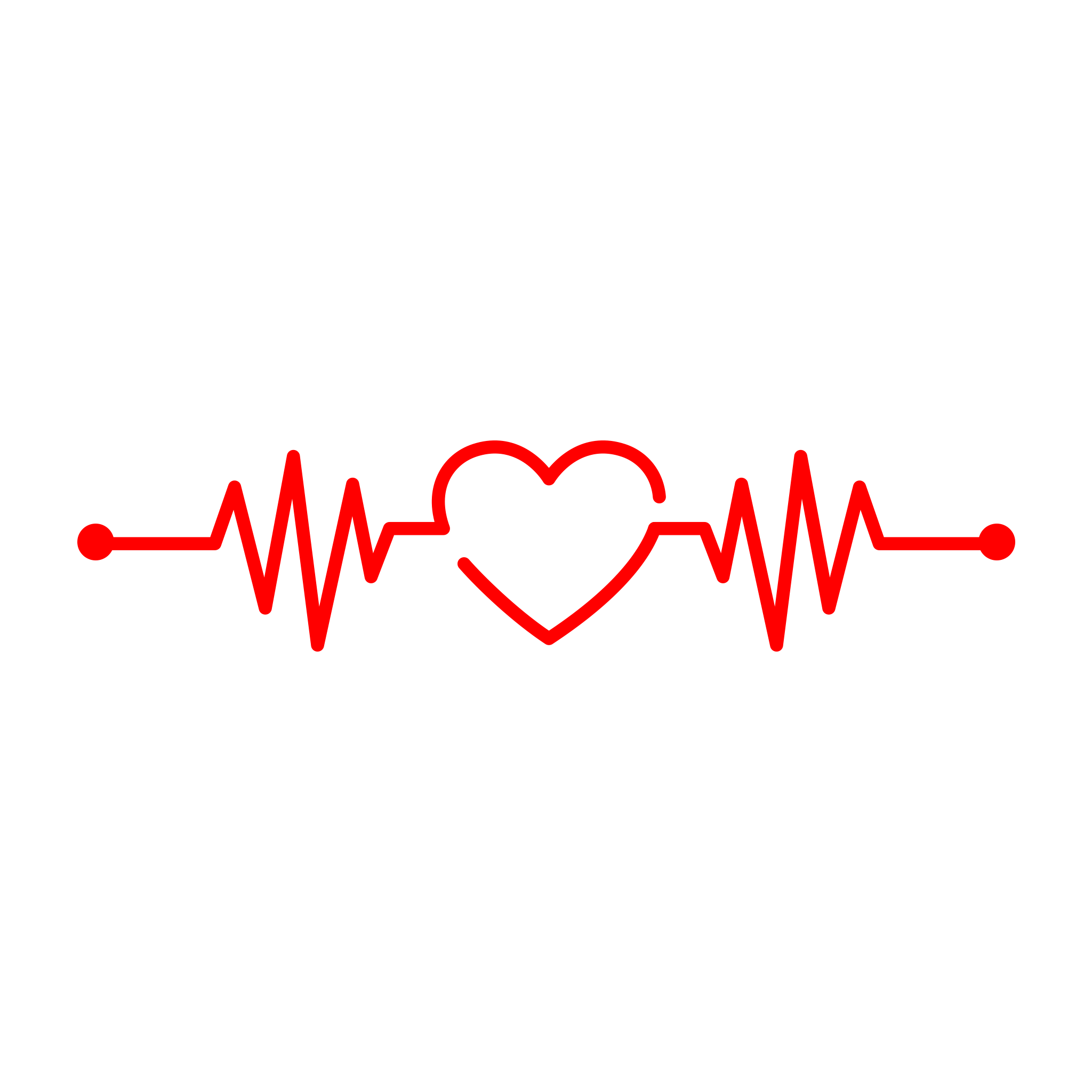 Heartbeat Graph PNG Free Download.