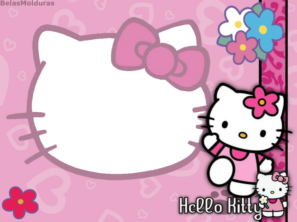 Hello Kitty Frame PNG Gambar Transparan