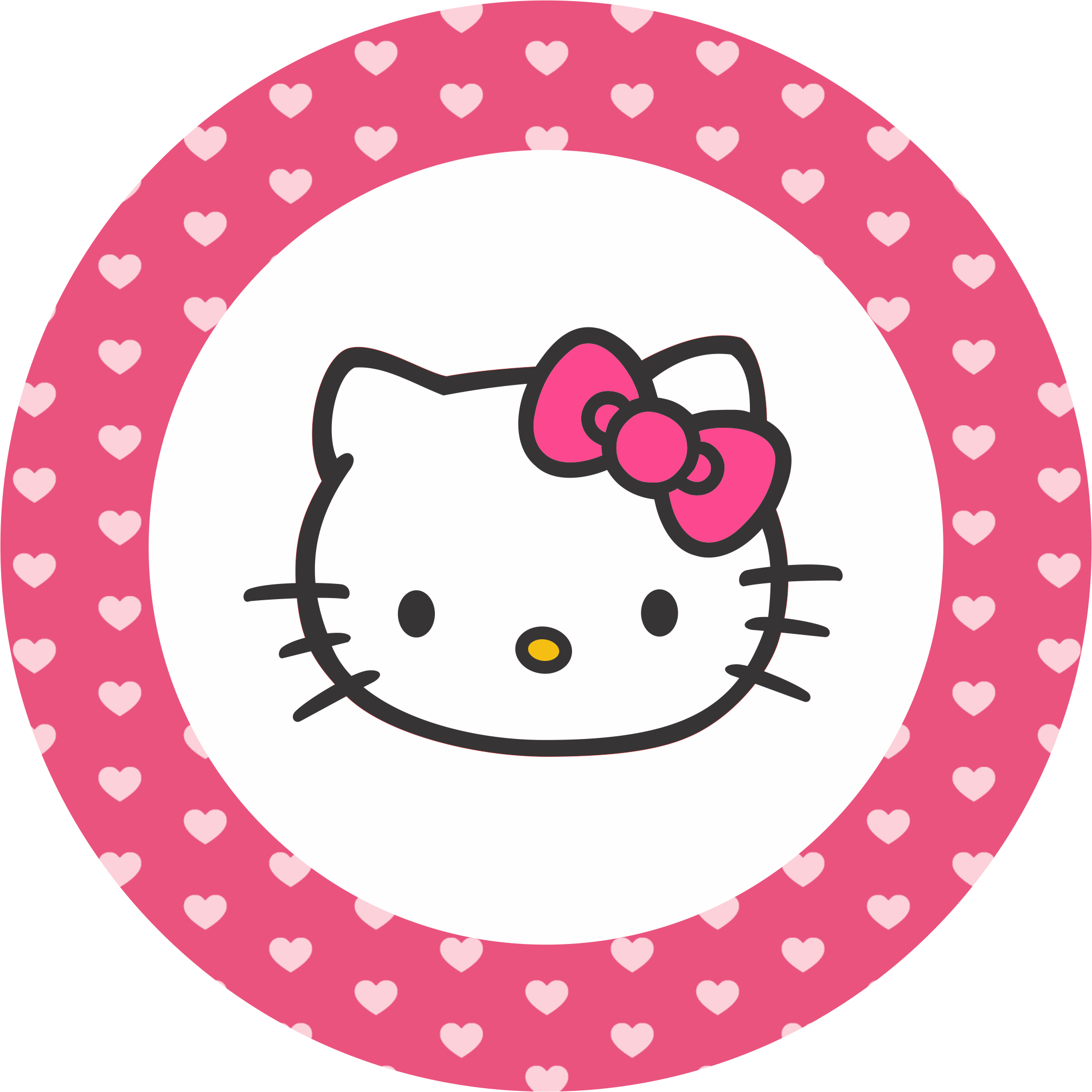 Bonjour kitty PNG image