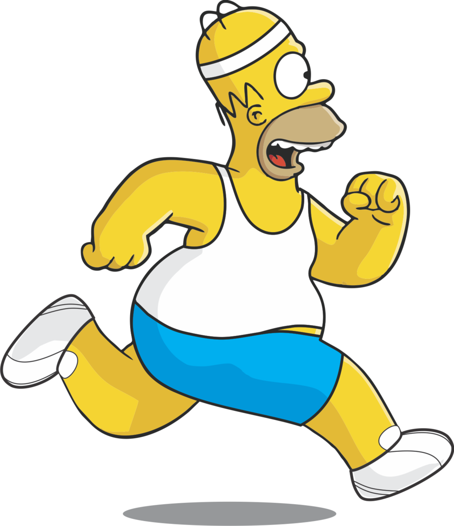 Homer Simpson Cartoon Free PNG Image