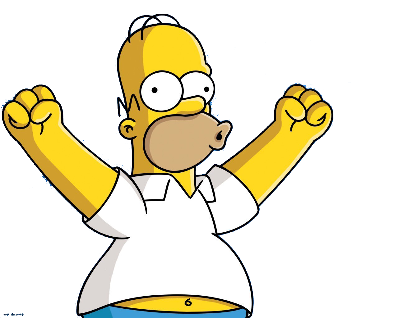 Homer Simpson Cartoon PNG Download Image