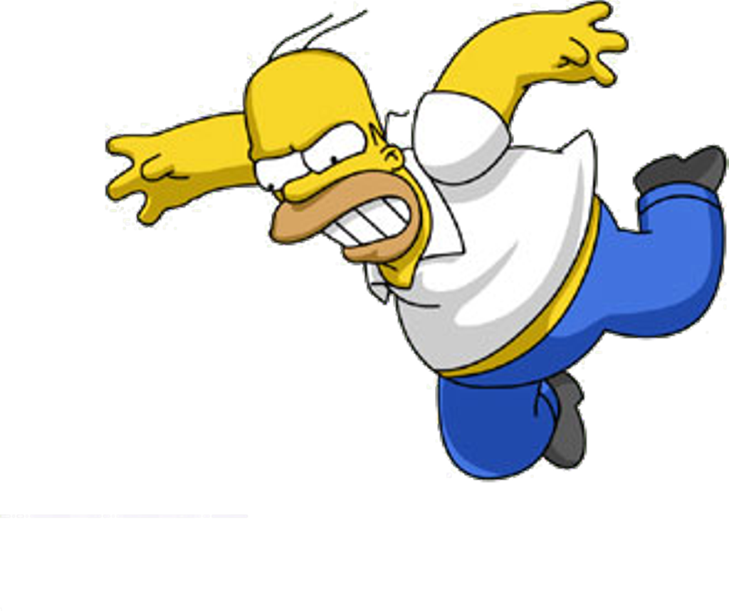 Homer Simpson Cartoon PNG High-Quality Image