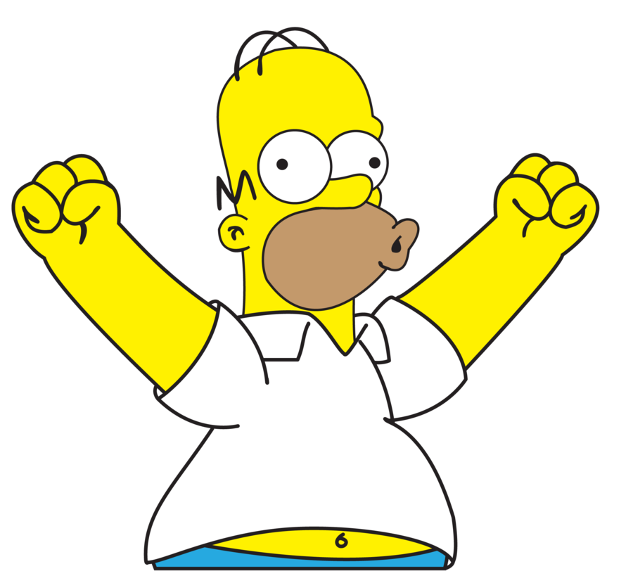 Homer Simpson Cartoon PNG Image