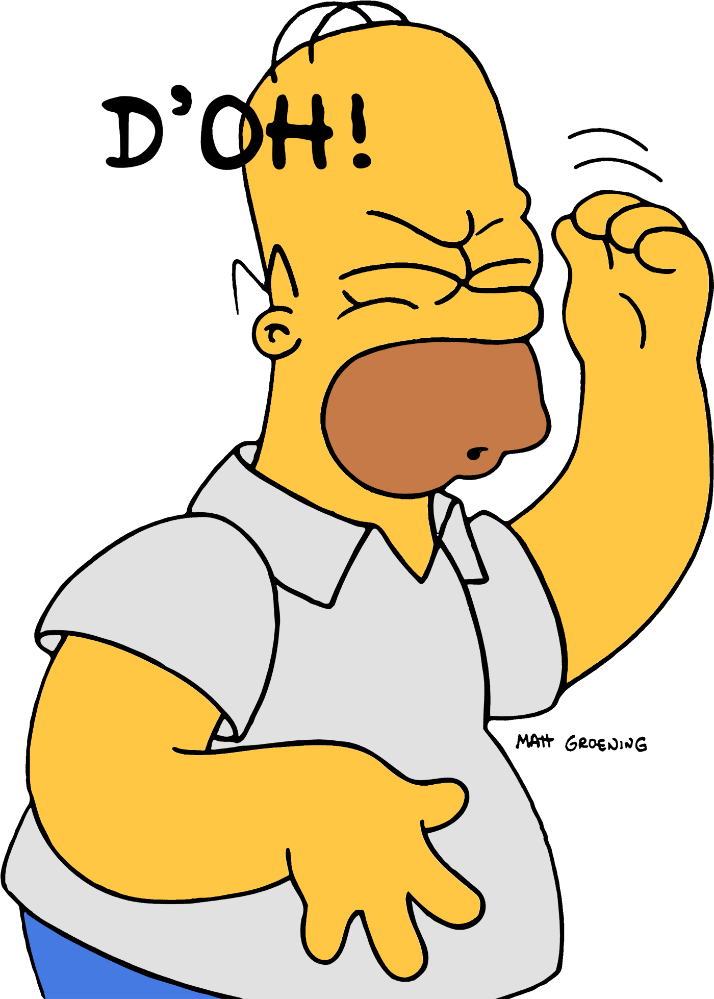 Homer Simpson Cartoon PNG Photo