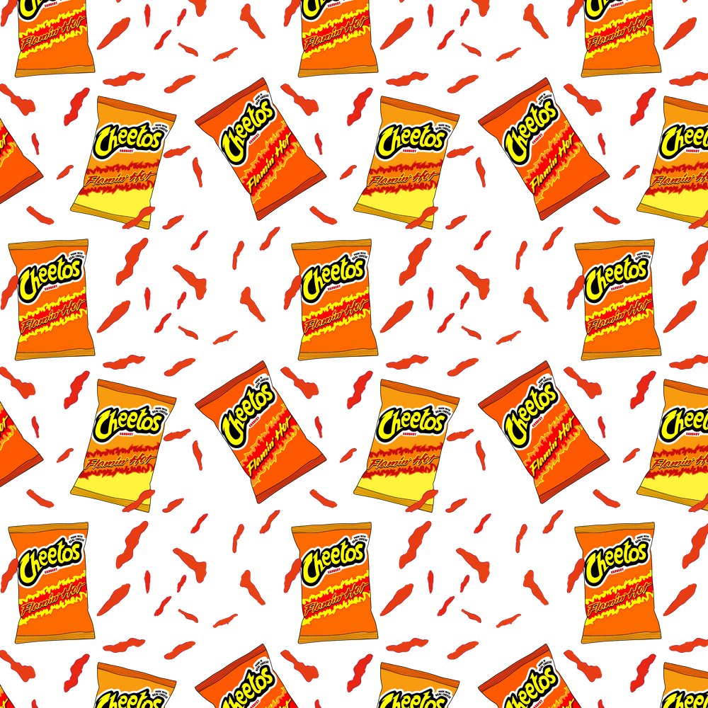 Hot Cheetos PNG Image Background.