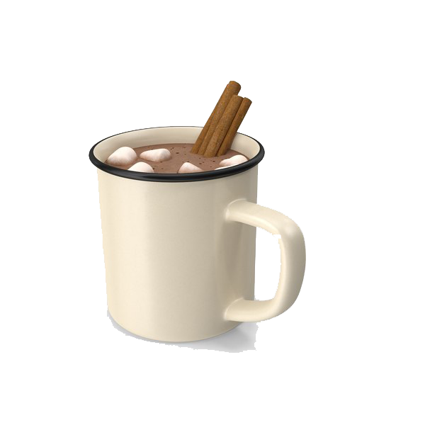 Immagine Trasparente della tazza di cioccolato calda